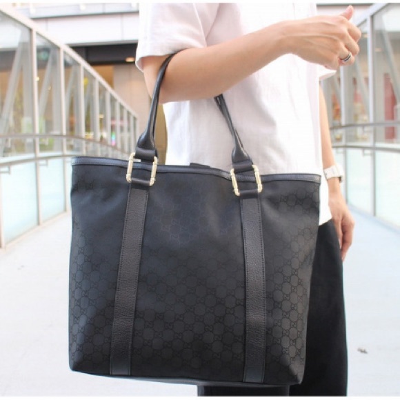 GG Canvas Small/Dollar Calf Nero - Gucci Outlet Handbag - Made in Italy 341536 - Picture 4 of 17